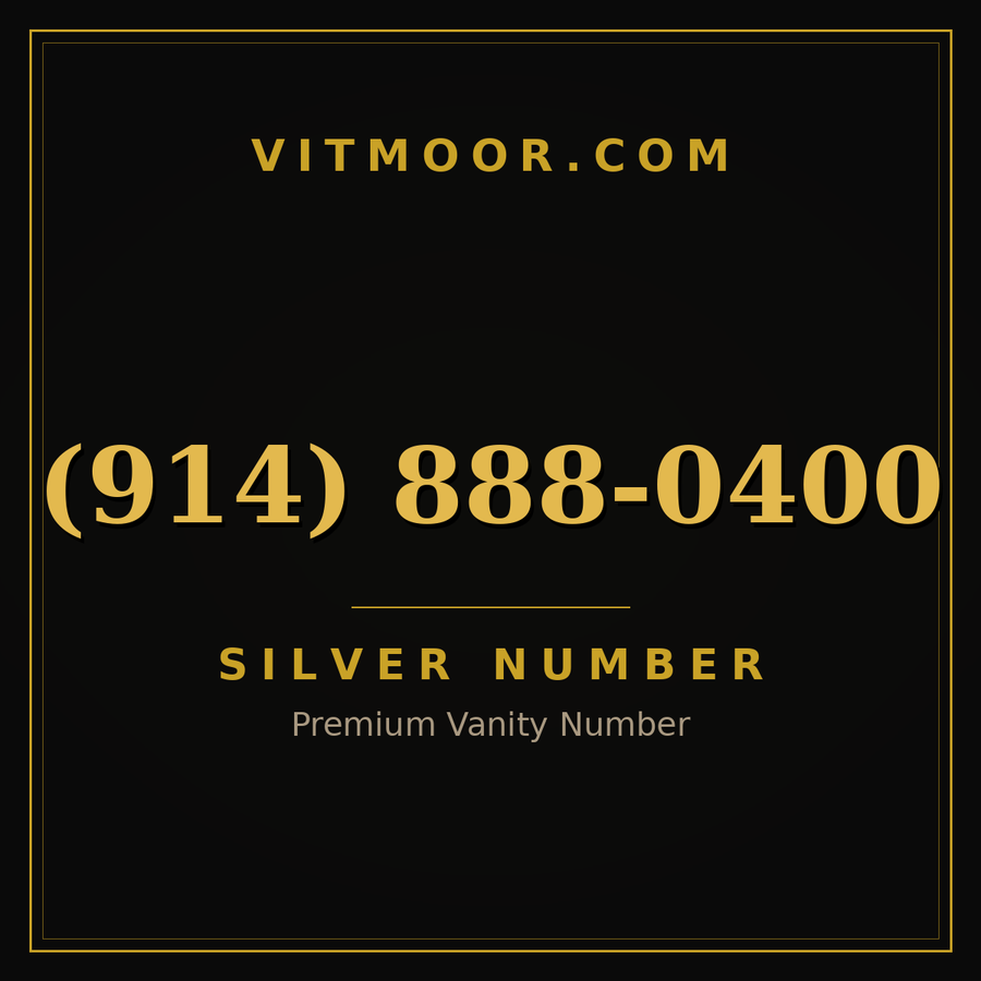 VITMOOR Silver premium number (914) 888-0400