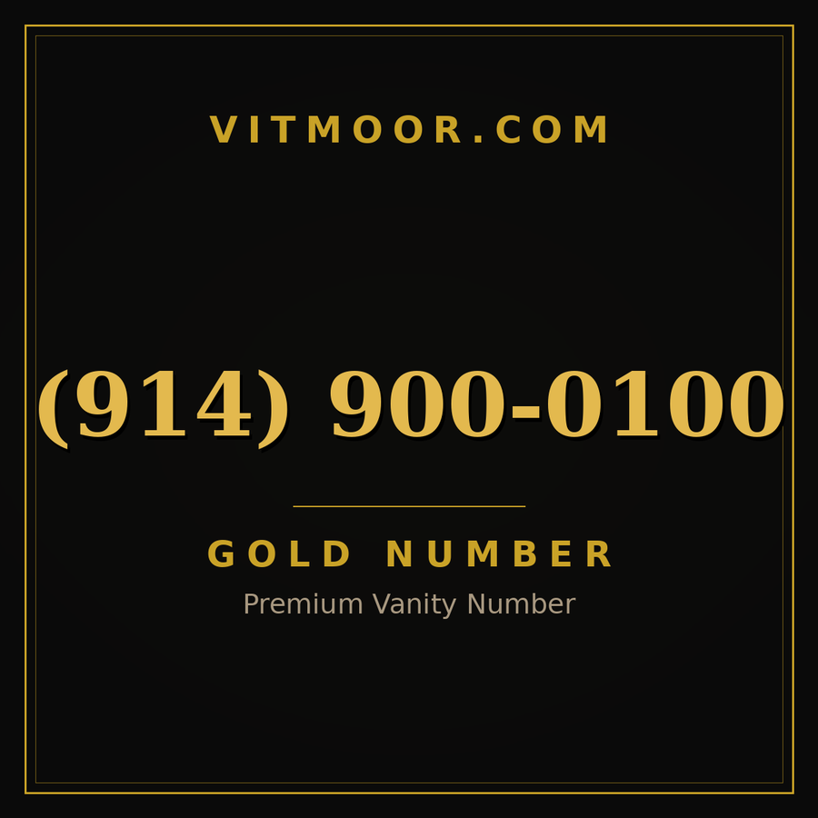 VITMOOR Gold premium number (914) 900-0100