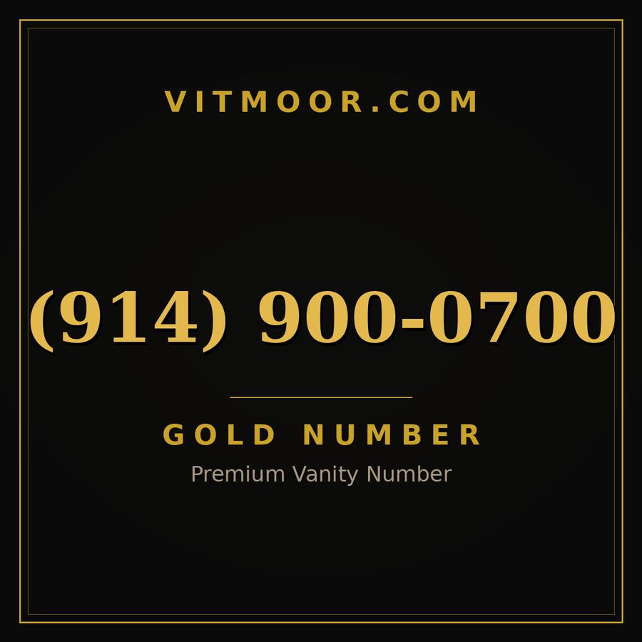 VITMOOR Gold premium number (914) 900-0700