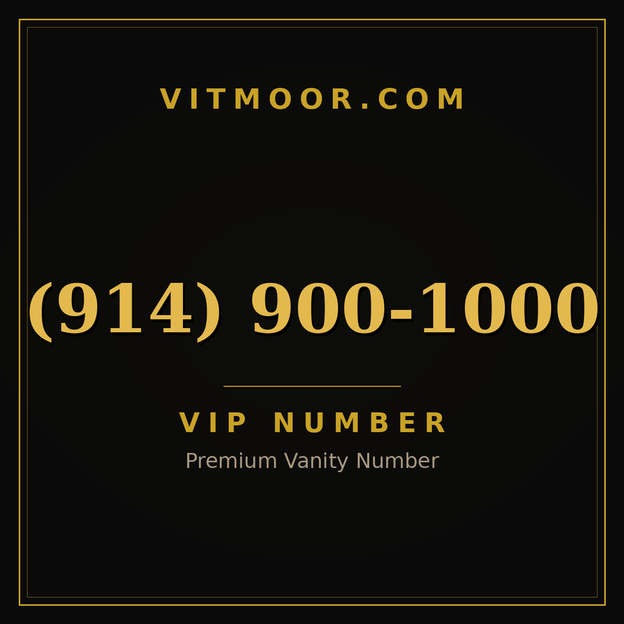 VITMOOR VIP premium number (914) 900-1000