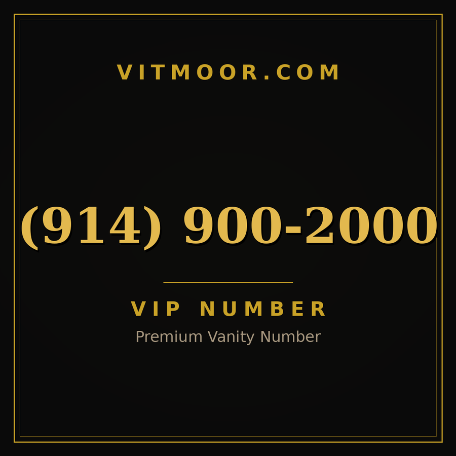 VITMOOR VIP premium number (914) 900-2000