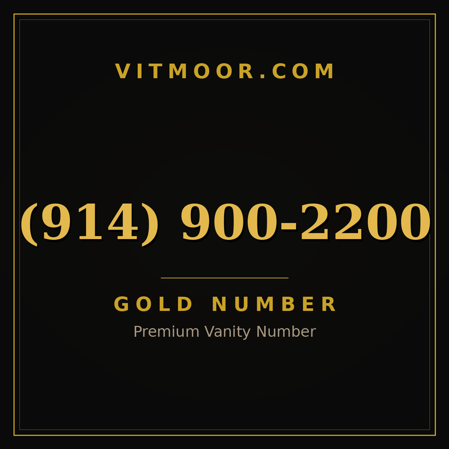 VITMOOR Gold premium number (914) 900-2200
