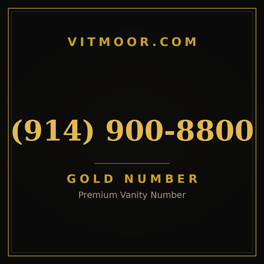 VITMOOR Gold premium number (914) 900-8800