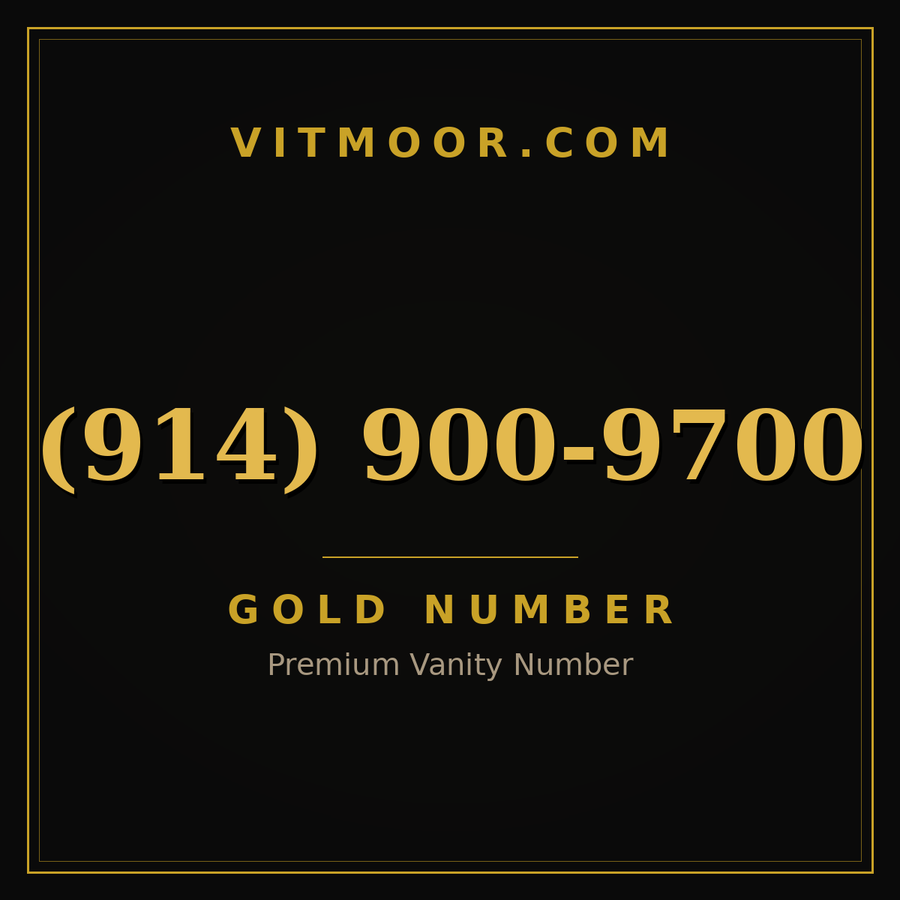 VITMOOR Gold premium number (914) 900-9700