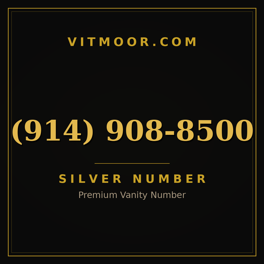 VITMOOR Silver premium number (914) 908-8500