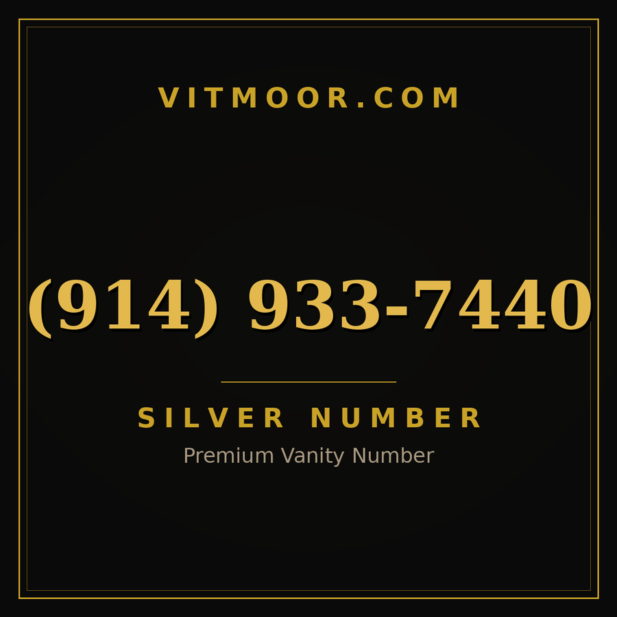 VITMOOR Silver premium number (914) 933-7440