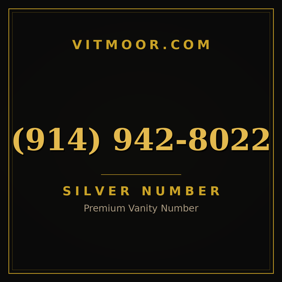 VITMOOR Silver premium number (914) 942-8022
