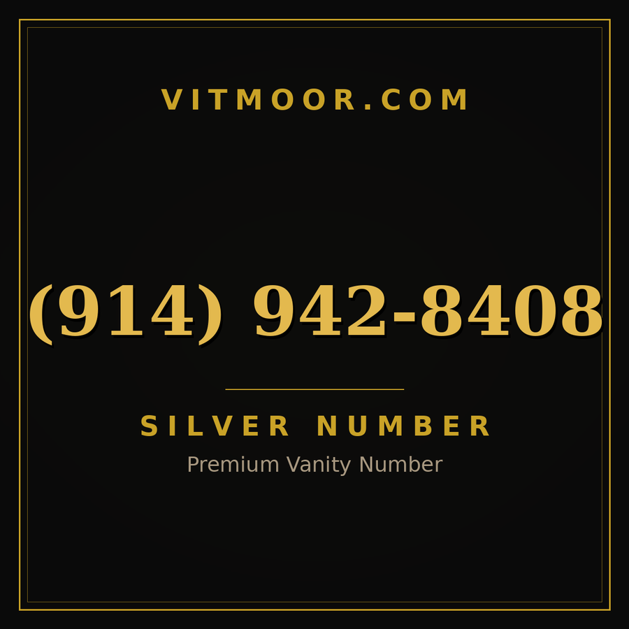 VITMOOR Silver premium number (914) 942-8408