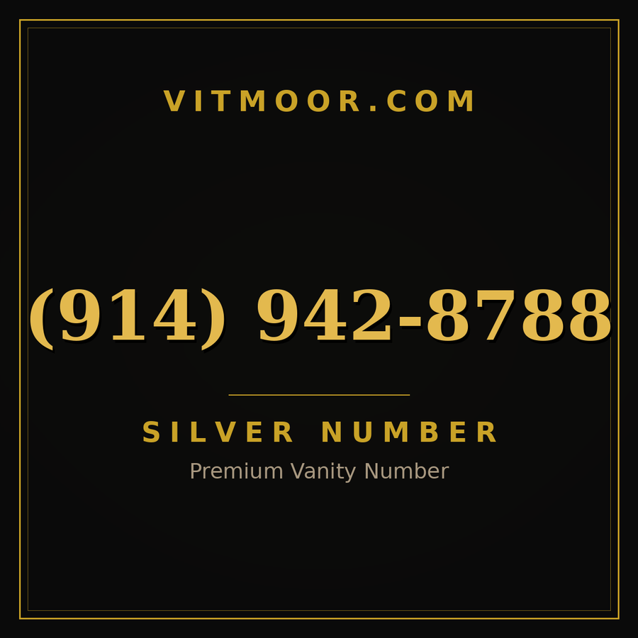 VITMOOR Silver premium number (914) 942-8788