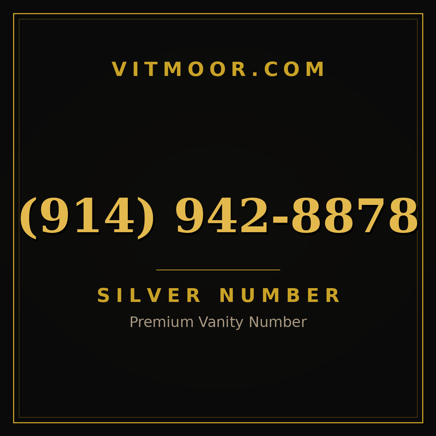 VITMOOR Silver premium number (914) 942-8878