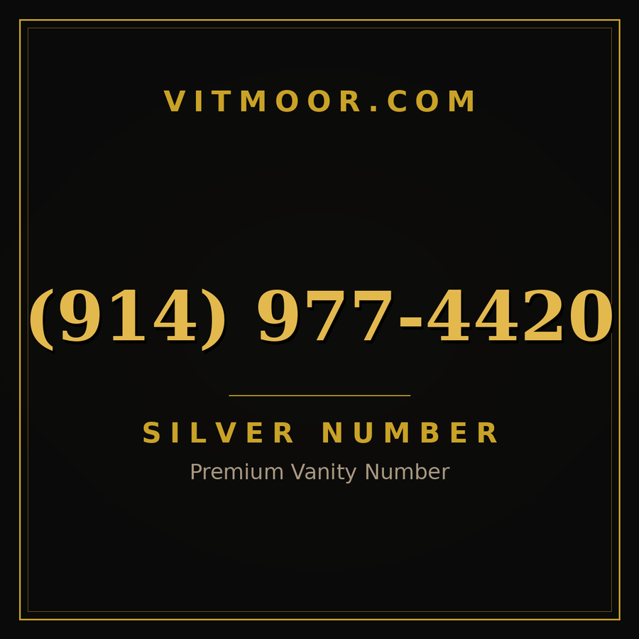 VITMOOR Silver premium number (914) 977-4420