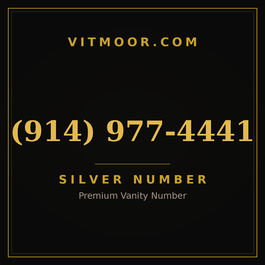 VITMOOR Silver premium number (914) 977-4441