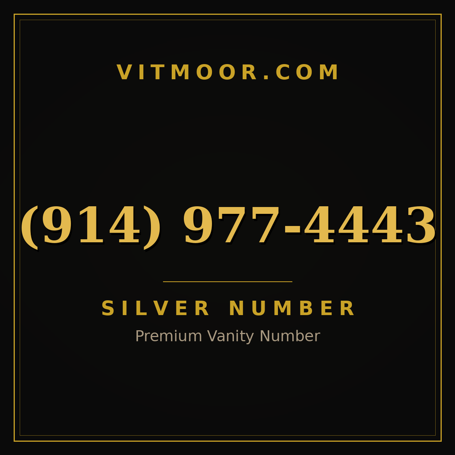 VITMOOR Silver premium number (914) 977-4443