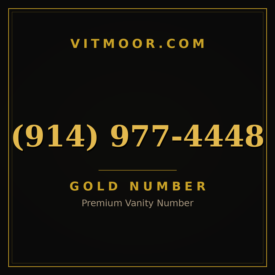 VITMOOR Gold premium number (914) 977-4448