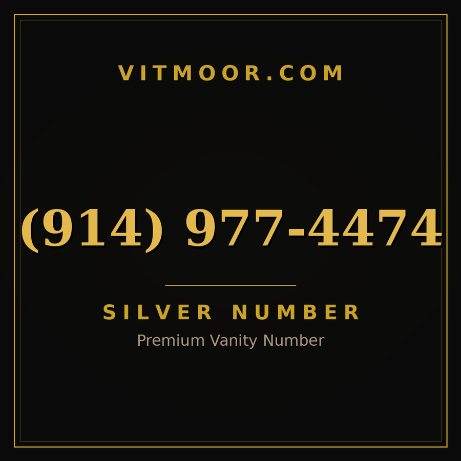 VITMOOR Silver premium number (914) 977-4474