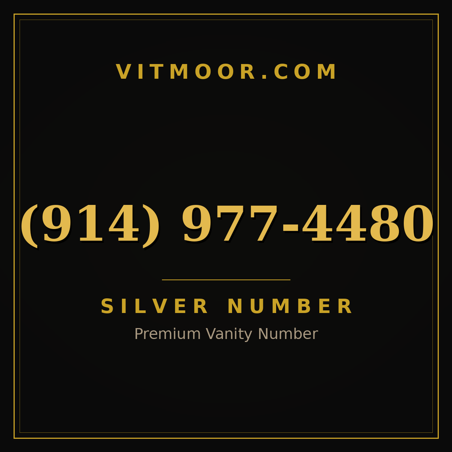 VITMOOR Silver premium number (914) 977-4480