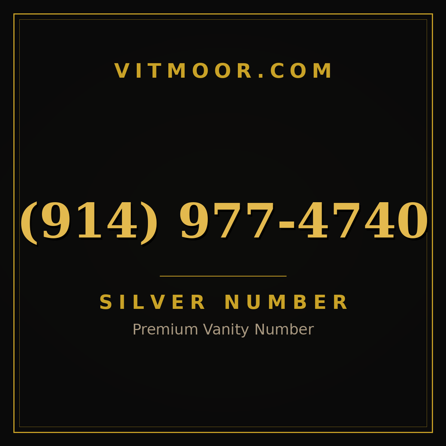 VITMOOR Silver premium number (914) 977-4740