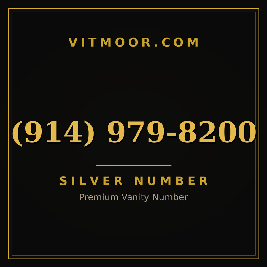 VITMOOR Silver premium number (914) 979-8200