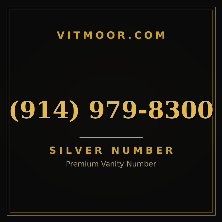 VITMOOR Silver premium number (914) 979-8300