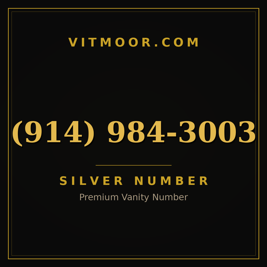 VITMOOR Silver premium number (914) 984-3003