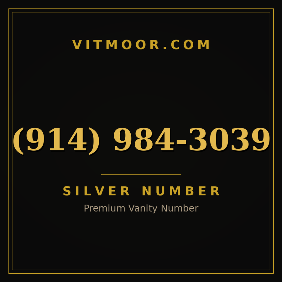 VITMOOR Silver premium number (914) 984-3039