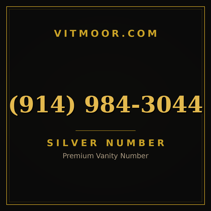 VITMOOR Silver premium number (914) 984-3044
