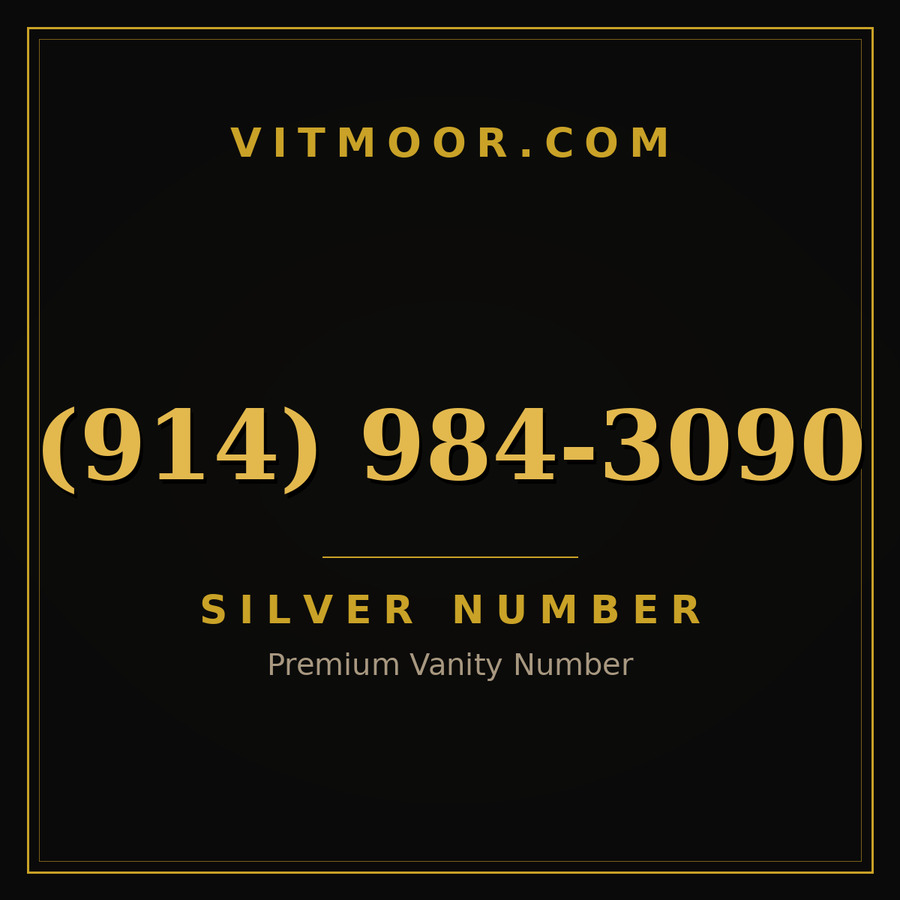 VITMOOR Silver premium number (914) 984-3090