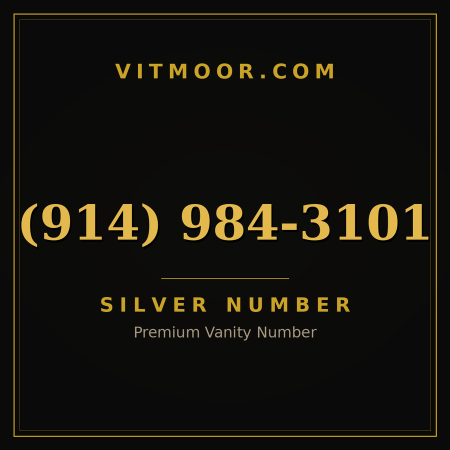VITMOOR Silver premium number (914) 984-3101