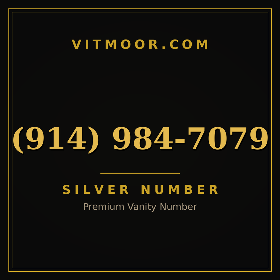 VITMOOR Silver premium number (914) 984-7079
