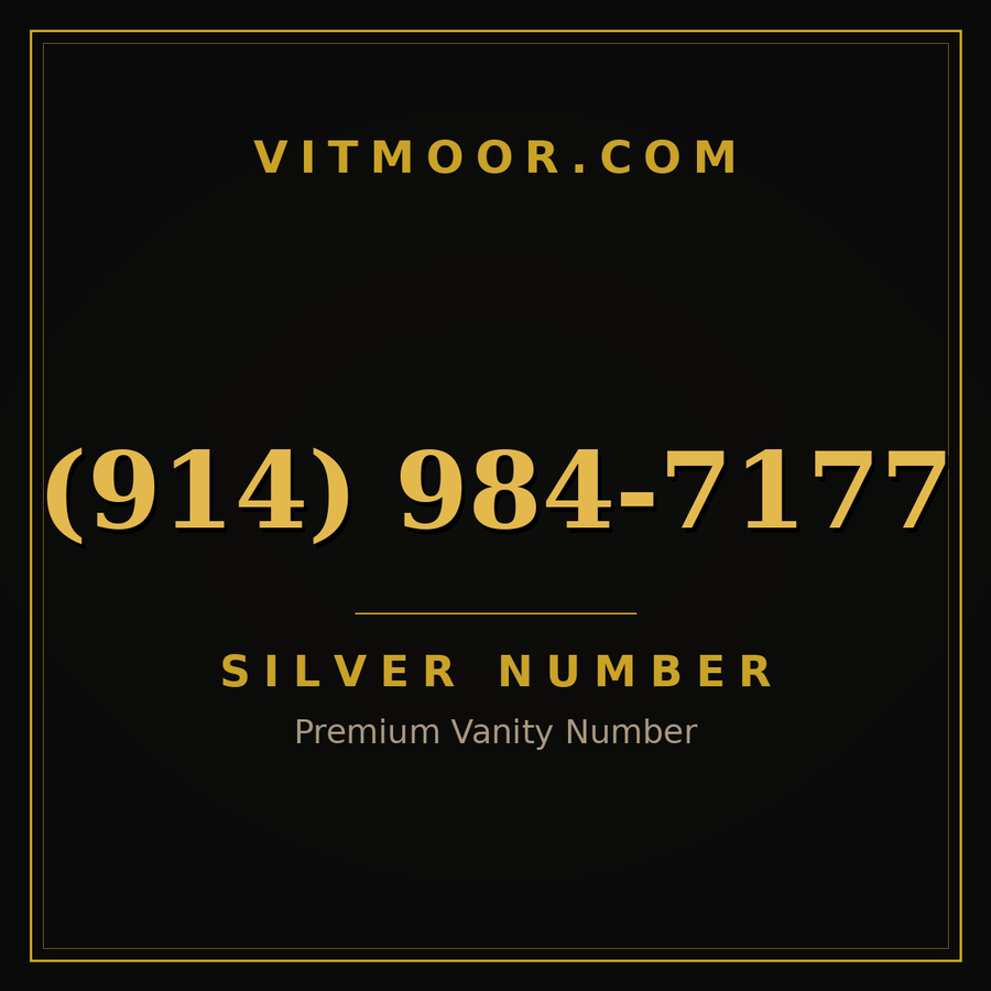 VITMOOR Silver premium number (914) 984-7177