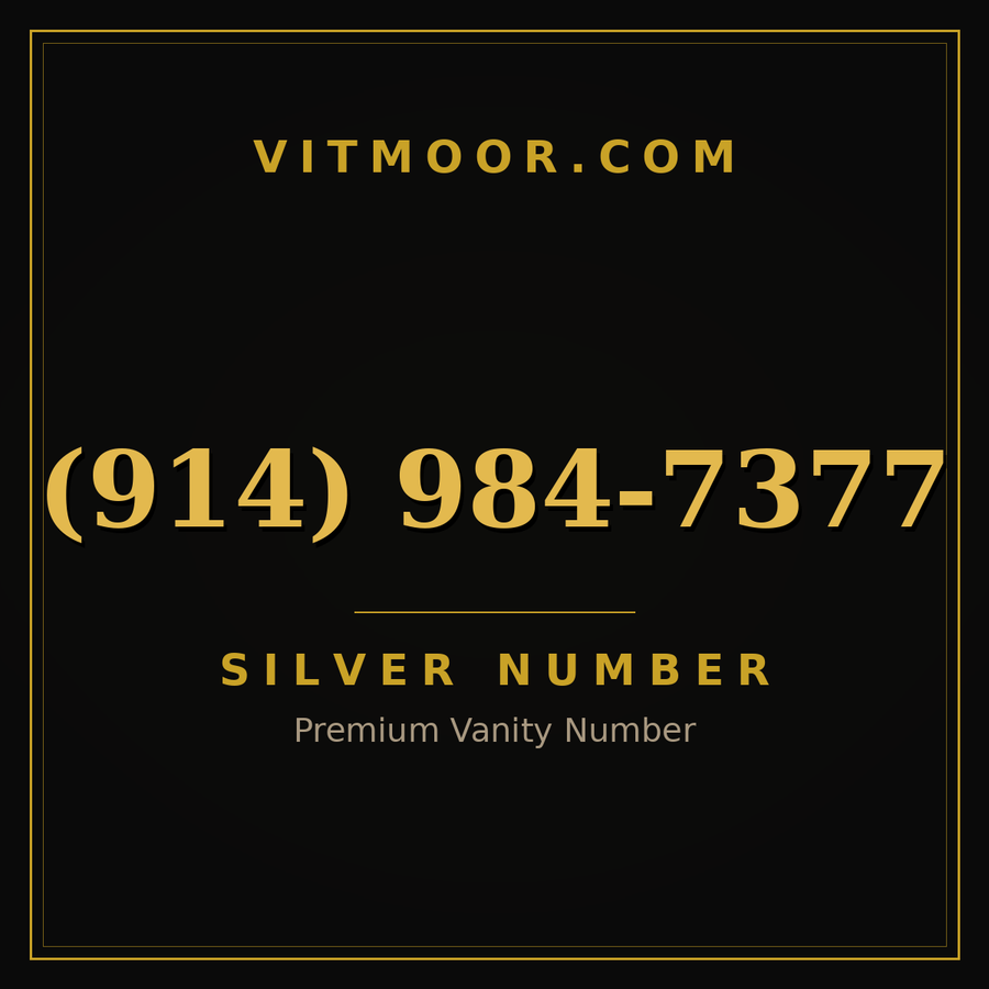 VITMOOR Silver premium number (914) 984-7377