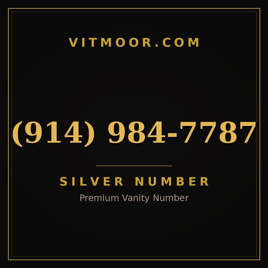VITMOOR Silver premium number (914) 984-7787