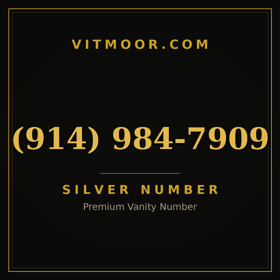 VITMOOR Silver premium number (914) 984-7909