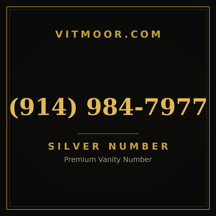 VITMOOR Silver premium number (914) 984-7977