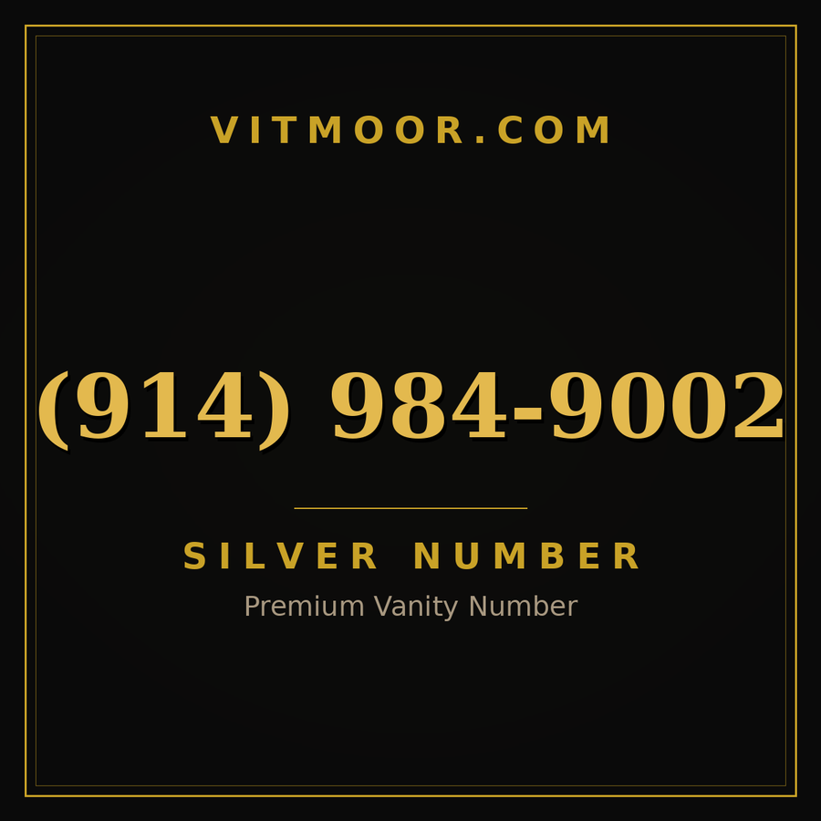 VITMOOR Silver premium number (914) 984-9002