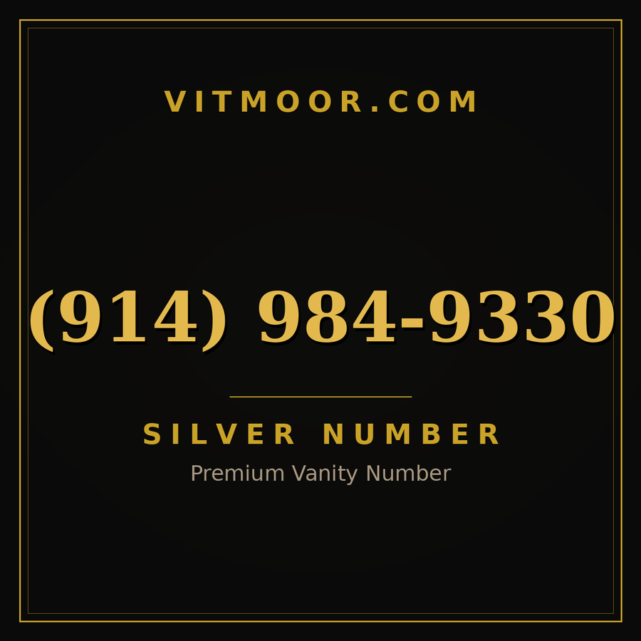 VITMOOR Silver premium number (914) 984-9330