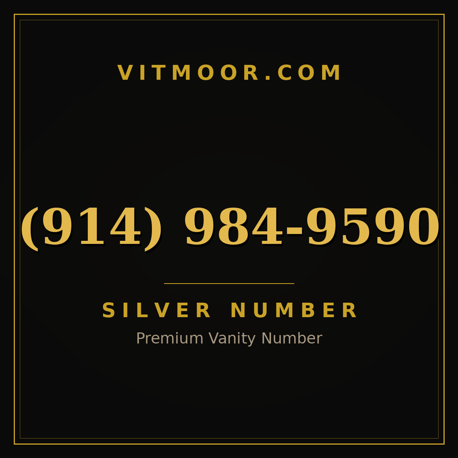 VITMOOR Silver premium number (914) 984-9590
