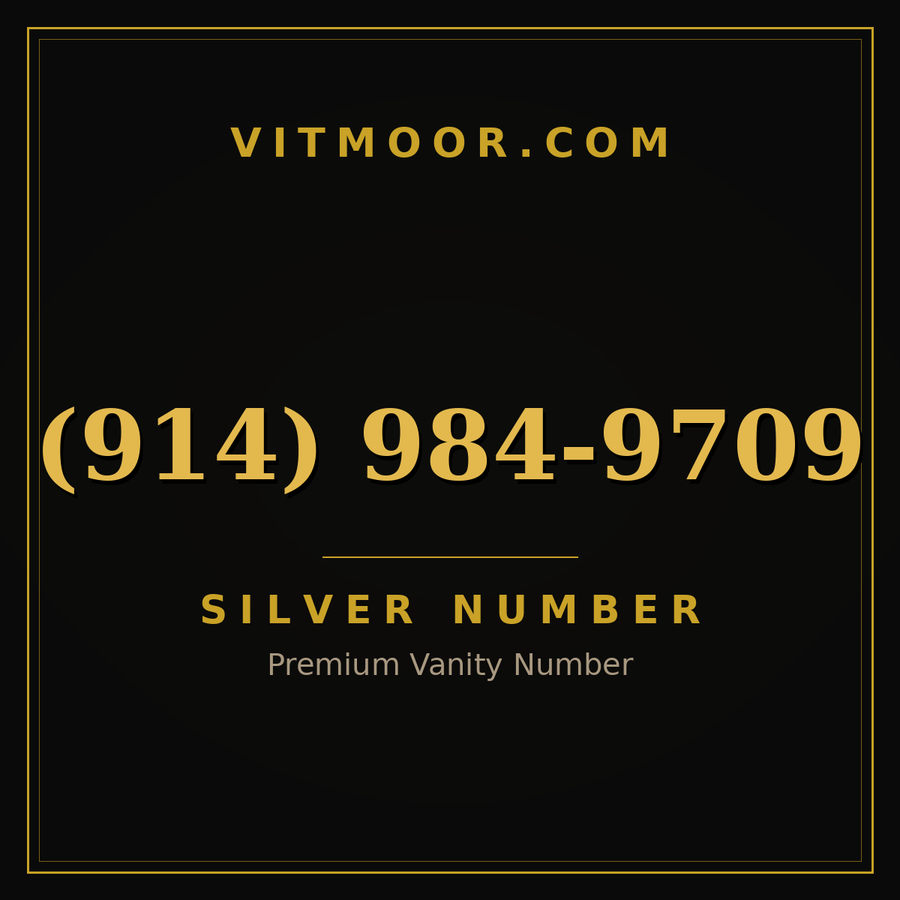 VITMOOR Silver premium number (914) 984-9709