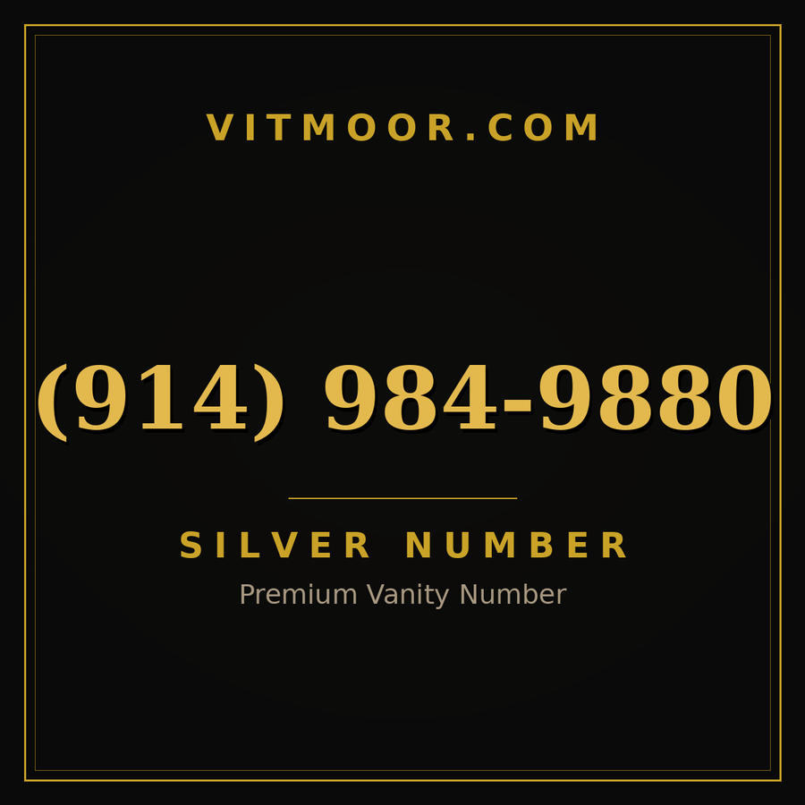 VITMOOR Silver premium number (914) 984-9880