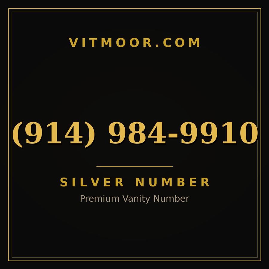 VITMOOR Silver premium number (914) 984-9910