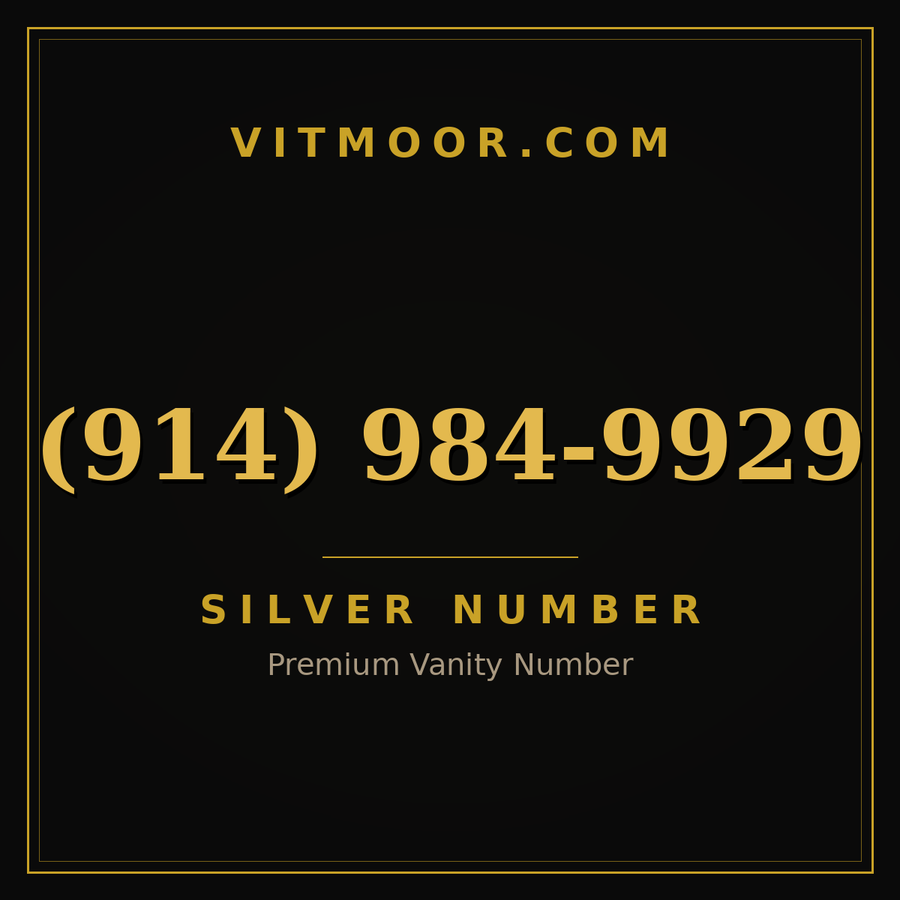 VITMOOR Silver premium number (914) 984-9929