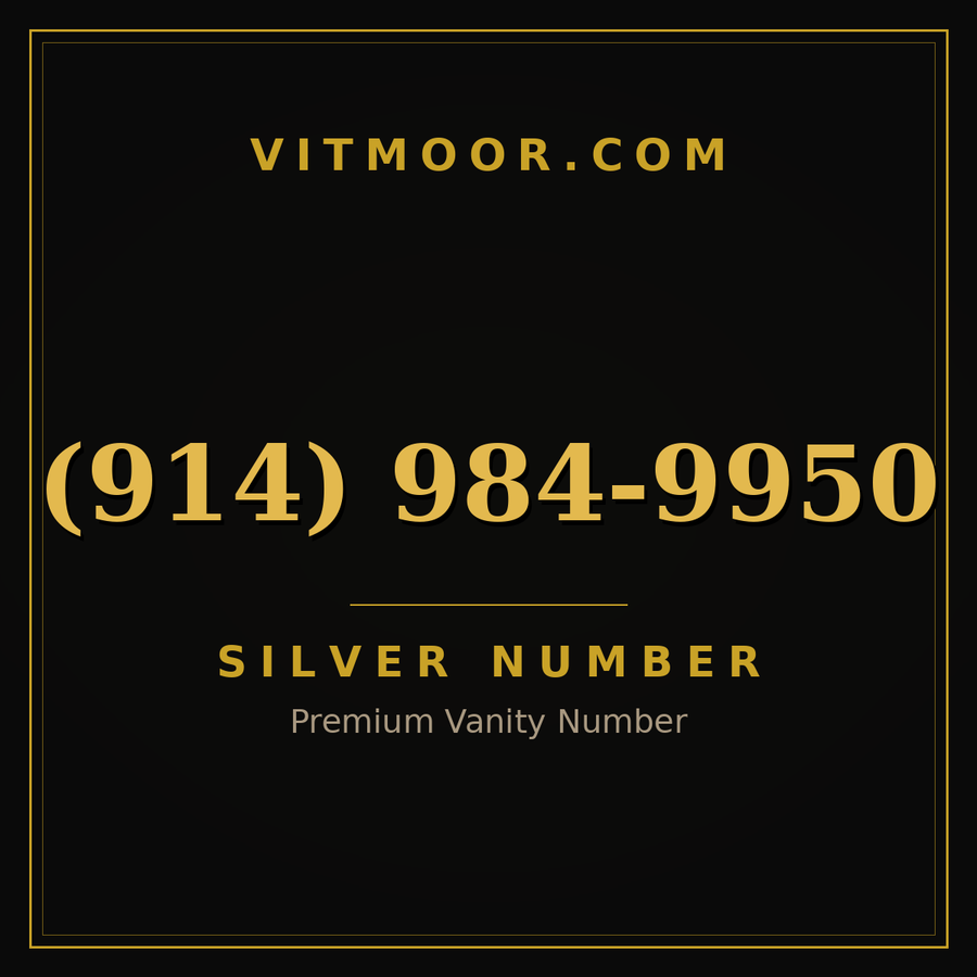 VITMOOR Silver premium number (914) 984-9950