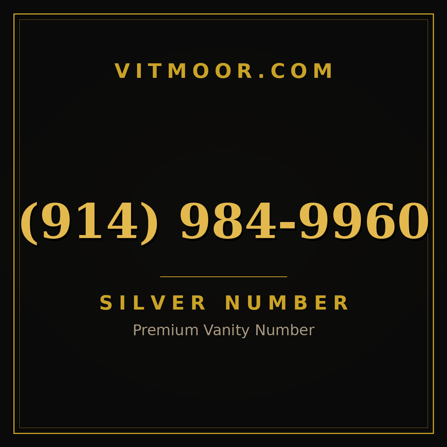 VITMOOR Silver premium number (914) 984-9960