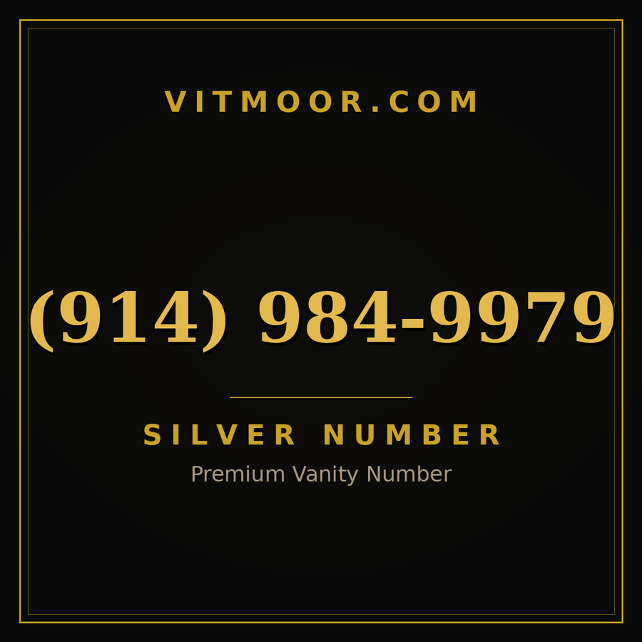 VITMOOR Silver premium number (914) 984-9979