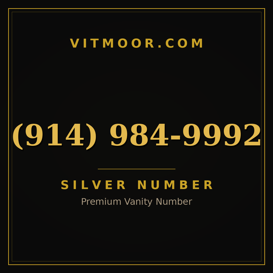 VITMOOR Silver premium number (914) 984-9992