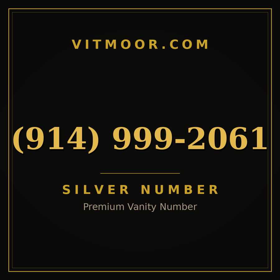 VITMOOR Silver premium number (914) 999-2061