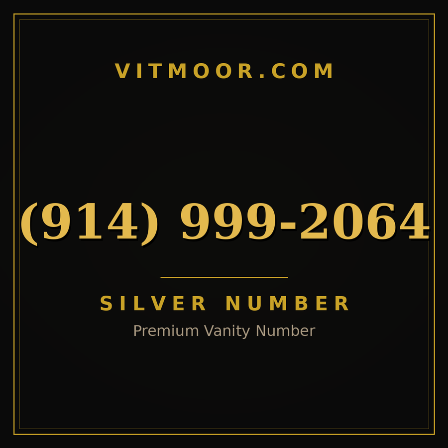 VITMOOR Silver premium number (914) 999-2064