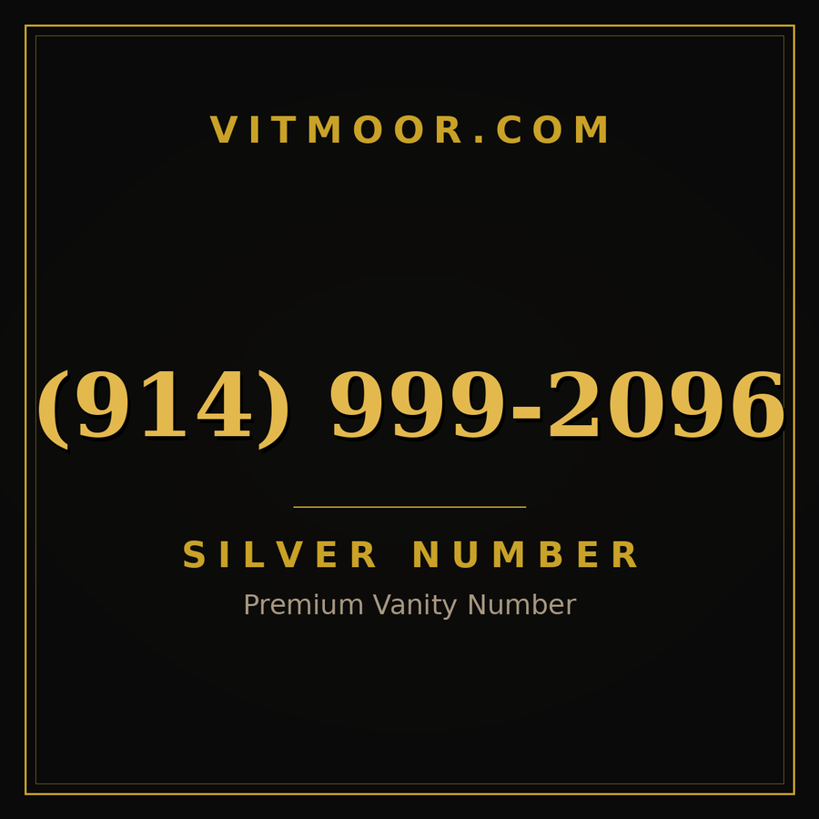 VITMOOR Silver premium number (914) 999-2096