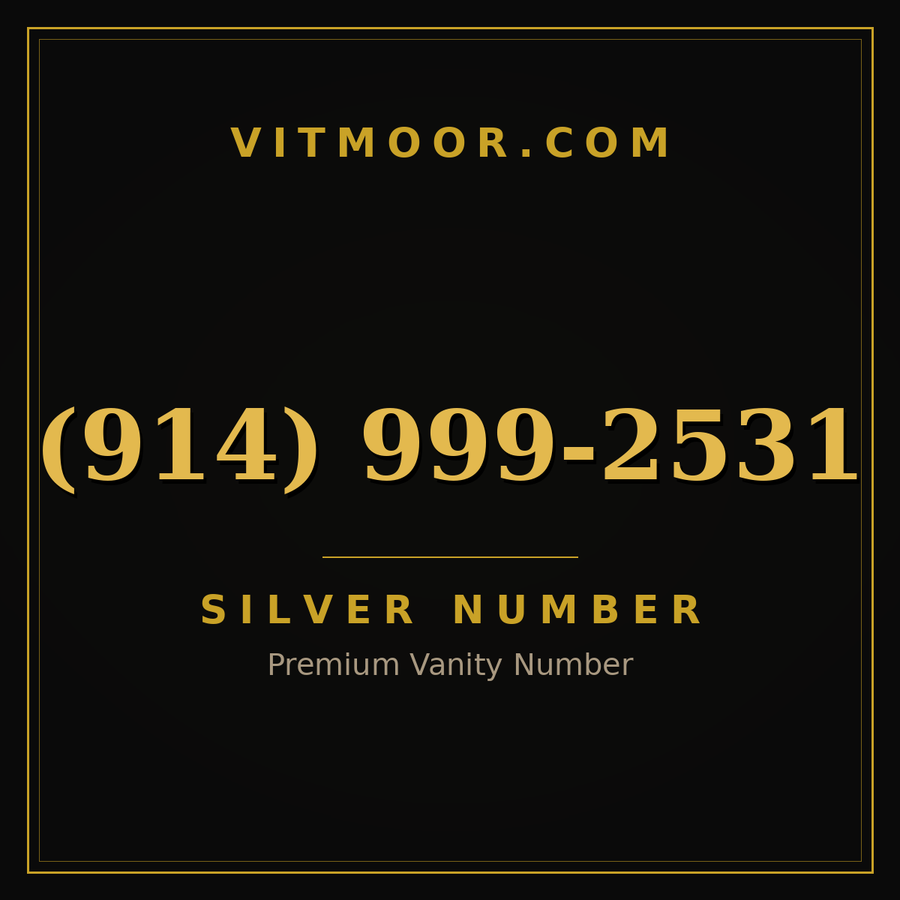VITMOOR Silver premium number (914) 999-2531
