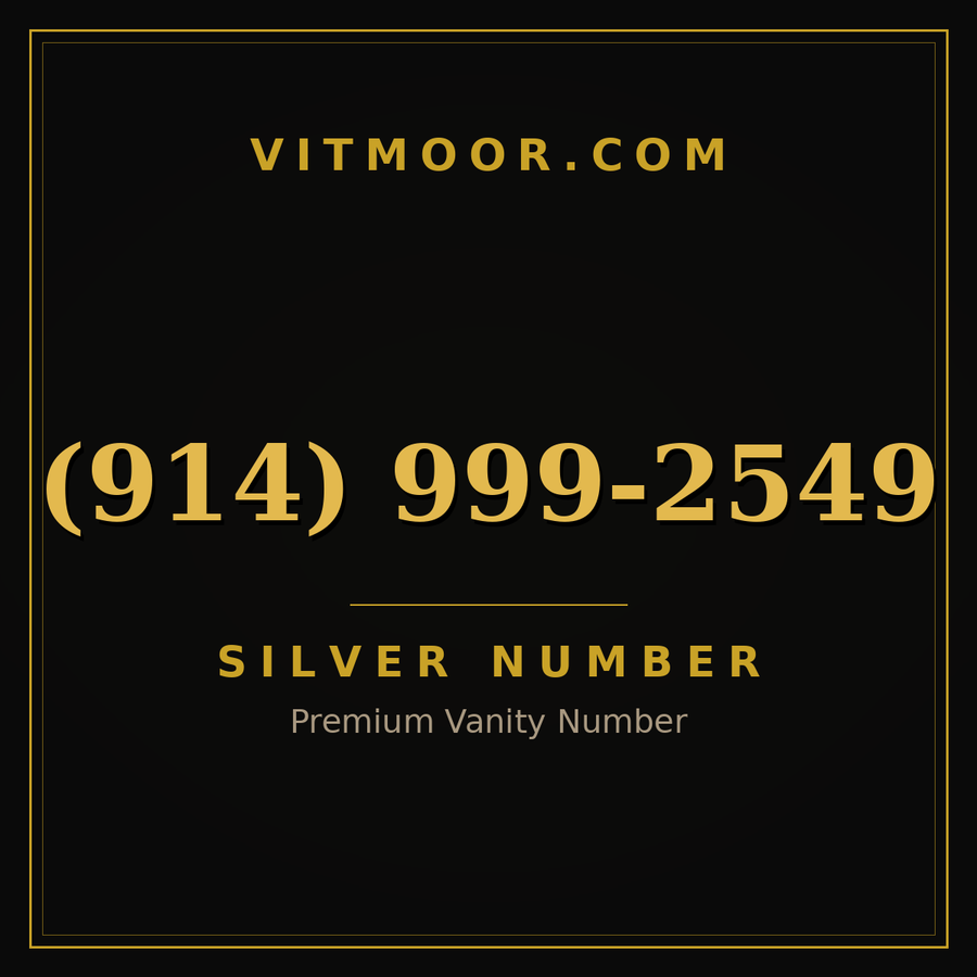 VITMOOR Silver premium number (914) 999-2549